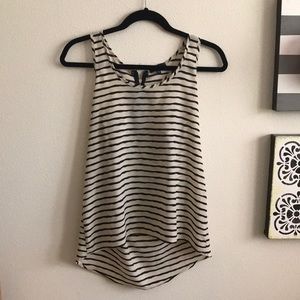 Silky Striped Tank-top